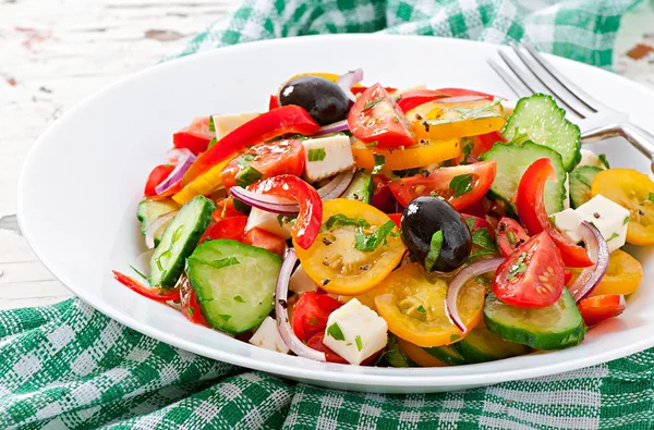 Greek salad — Stock Photo, Image