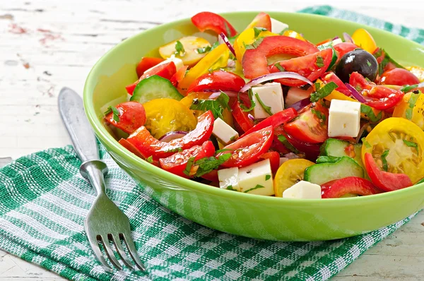 Greek salad — Stock Photo, Image