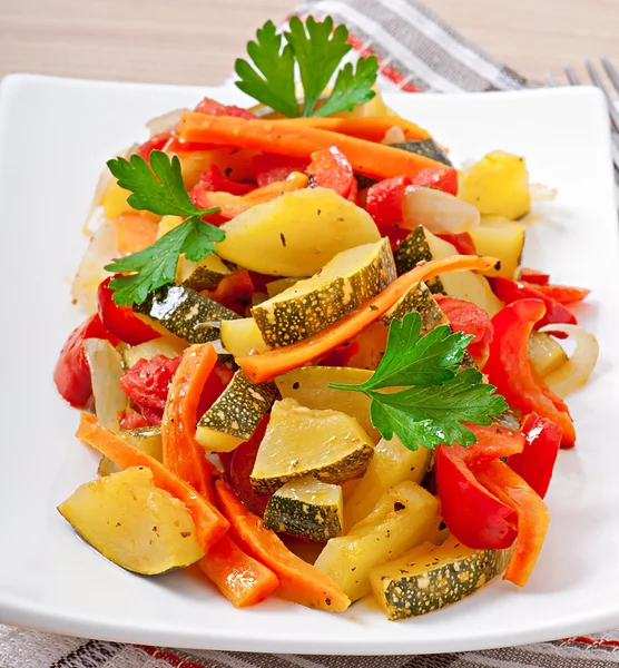 Roasted vegetables — Stock Photo, Image