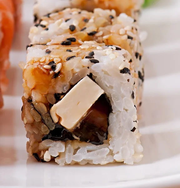 Sushi and Sashimi — Stock Photo, Image