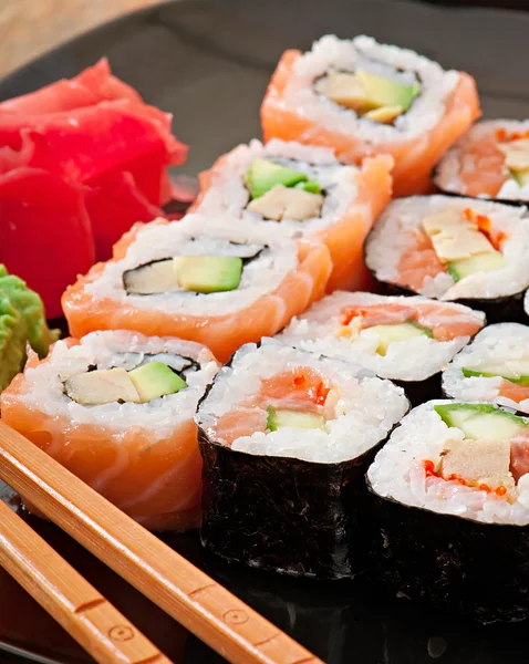 Sushi e sashimi — Fotografia de Stock