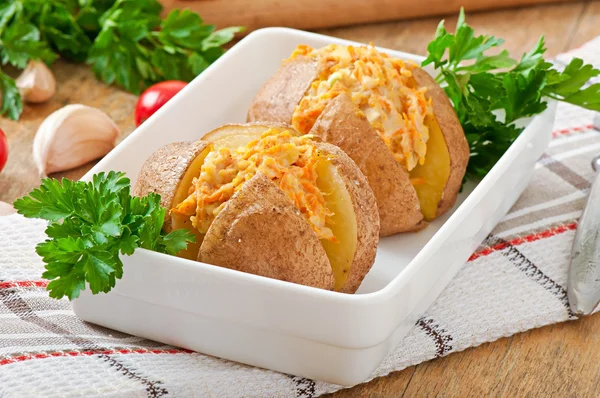 구운된 감자를 박제 — 스톡 사진