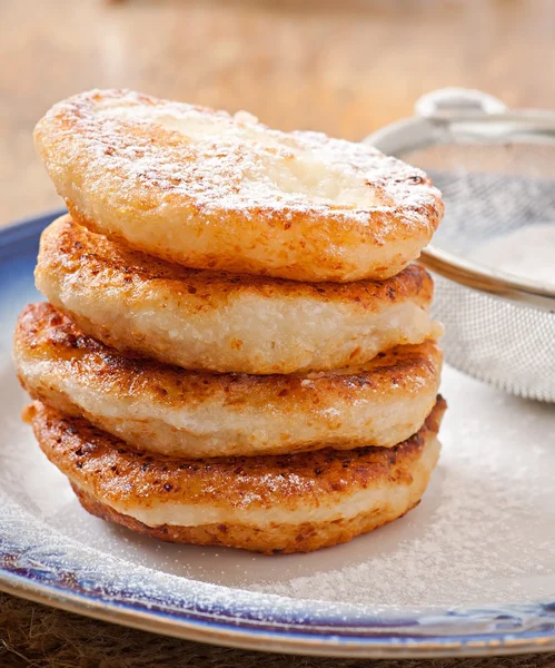 Quark-Pfannkuchen — Stockfoto