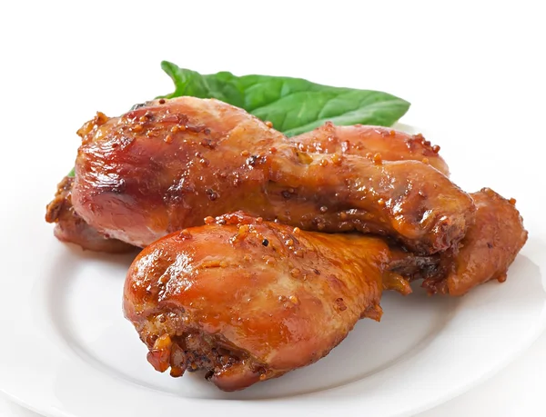 Baked chicken drumsticks — Stock Photo, Image