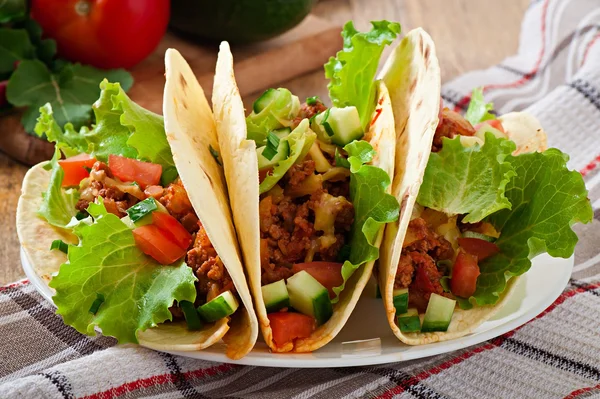 Tacos mexicanos — Fotografia de Stock