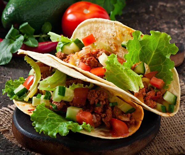 Mexické tacos — Stock fotografie