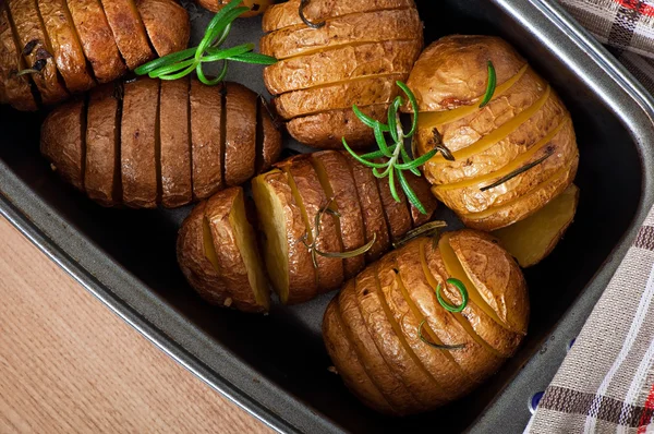 Baked potatoes — Stock Photo, Image