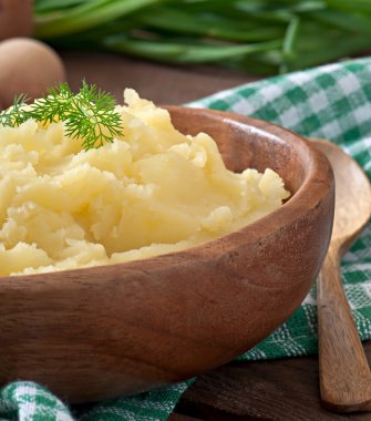 Taze ve lezzetli patates püresi