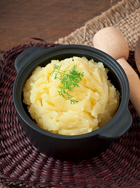 Свіжа і ароматна картопляне пюре — стокове фото