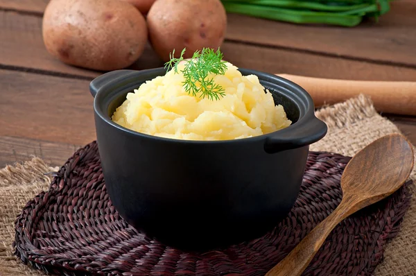 Fresh and flavorful mashed potatoes — Stock Photo, Image