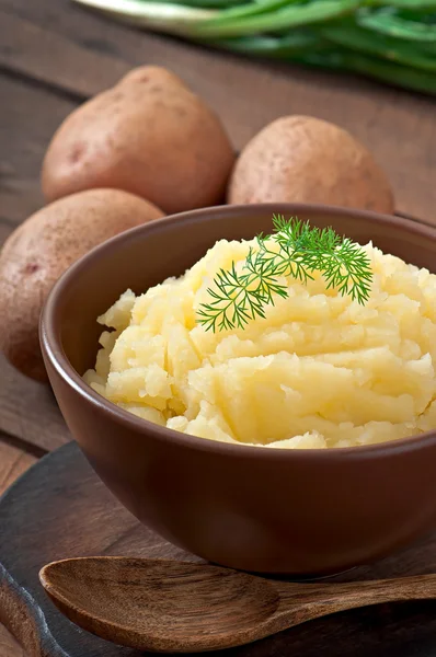 Puré de papas fresco y sabroso —  Fotos de Stock