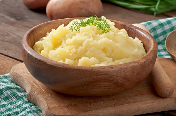 Свежий и ароматный картофельный пюре — стоковое фото