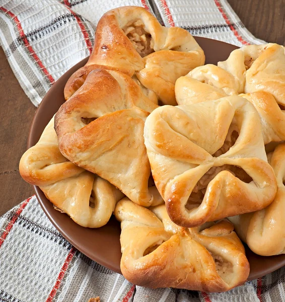 Pasteitjes met appels — Stockfoto