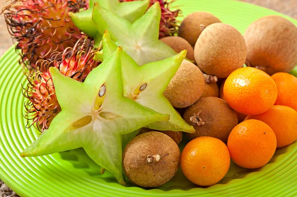 Tropische Früchte in Thailand — Stockfoto