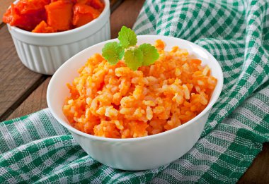 Lezzetli kabak püresi