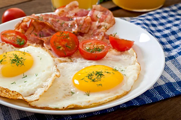 Gustosa colazione all'inglese — Foto Stock