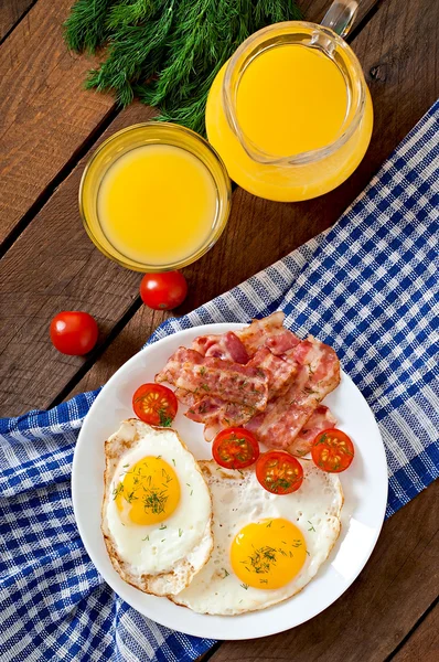 Gustosa colazione all'inglese — Foto Stock