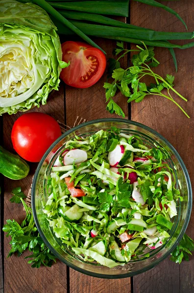 Salad of fresh vegetables — Stock Photo, Image