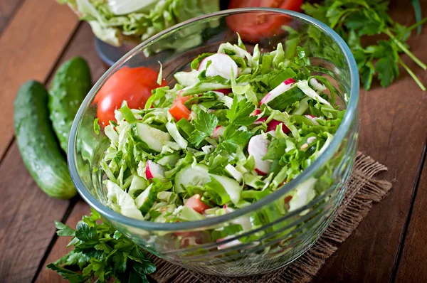 Salad of fresh vegetables — Stock Photo, Image