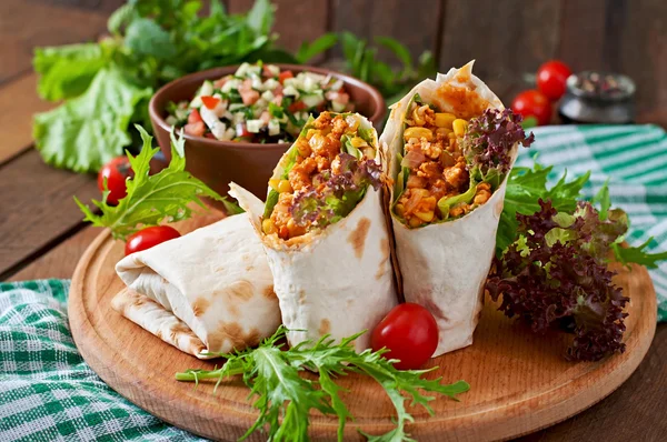 Mexikanska Quesadilla wraps — Stockfoto