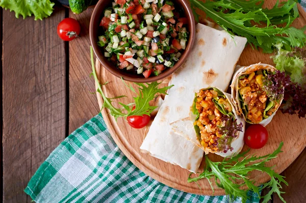 Mexikanska Quesadilla wraps — Stockfoto