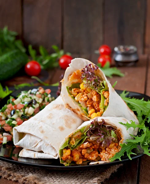 Mexican Quesadilla wraps — Stock Photo, Image