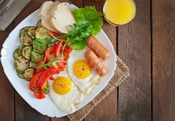Homemade english breakfast — Stock Photo, Image
