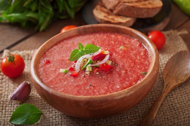 domates gazpacho çorbası