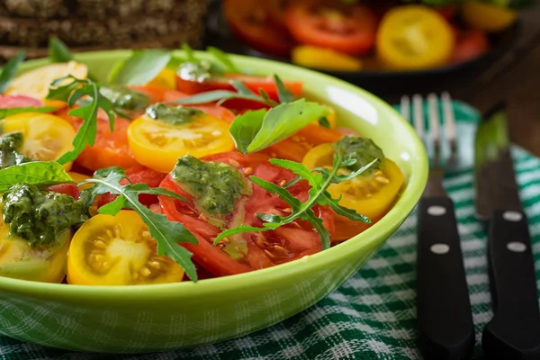 Zomer tomatensalade — Stockfoto