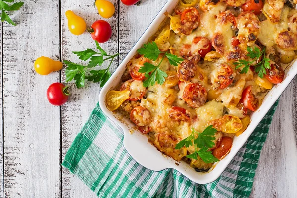 Cazuela de verduras vegetarianas — Foto de Stock