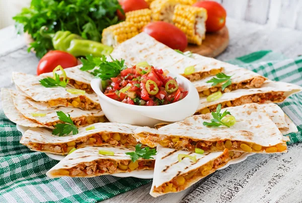 Quesadilla messicana wrap — Foto Stock