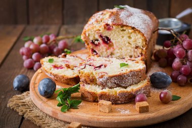 cupcake Erik ve üzüm ile.