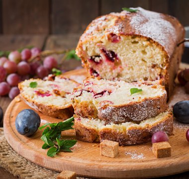 cupcake Erik ve üzüm ile.