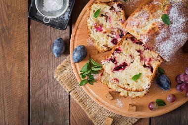 cupcake Erik ve üzüm ile.