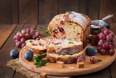 cupcake Erik ve üzüm ile.