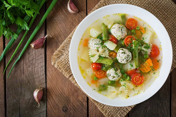 Diet vegetable soup — Stock Image Diet vegetable soup Stock Image