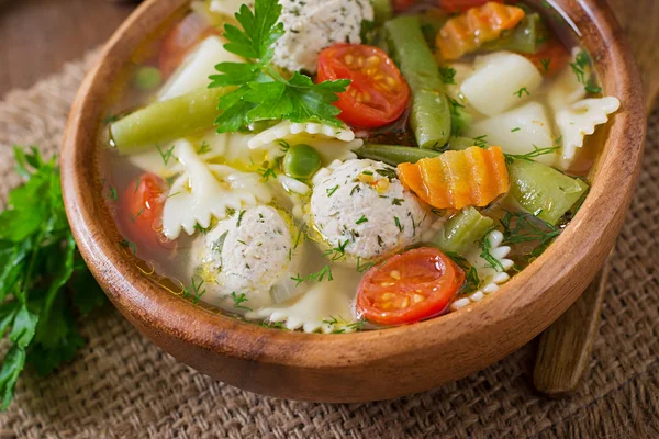 Diet vegetable soup — Stock Image Diet vegetable soup Stock Image