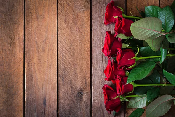 Bouquet di rose rosse — Foto Stock