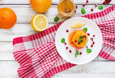 lezzetli meyve salatası