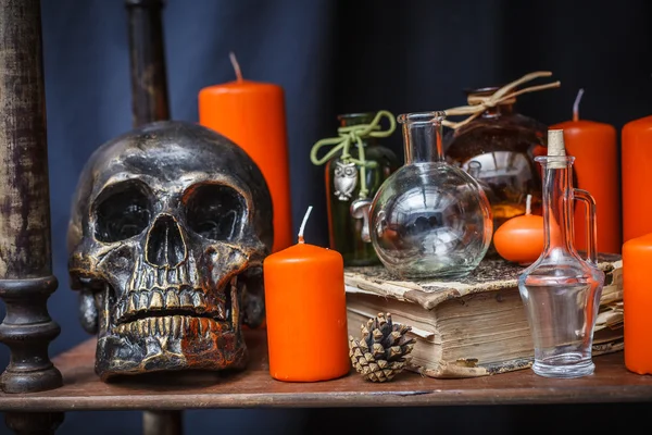 Set of objects to celebrate halloween — Stock Photo, Image