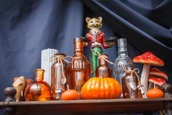 Set of objects to celebrate halloween — Stock Photo, Image