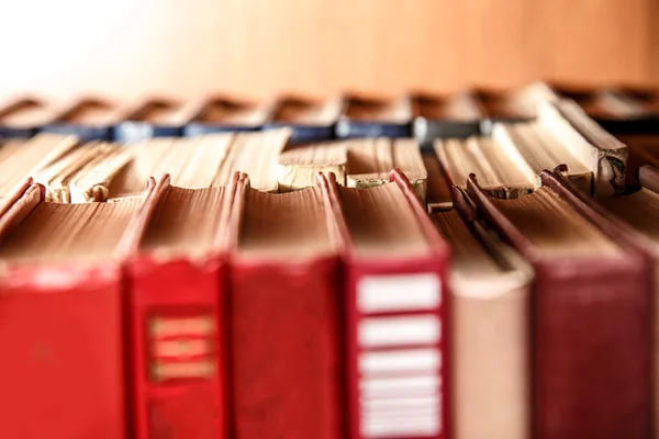 Old books on shelf — Stock Photo, Image