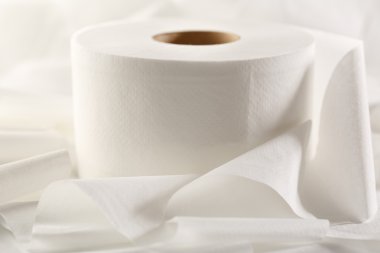 Bir beyaz tuvalet kâğıdı