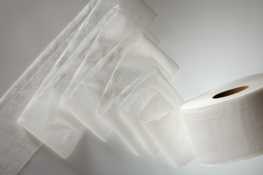 Bir beyaz tuvalet kâğıdı