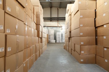 Kağıt ürünleri ve eşyaları depo