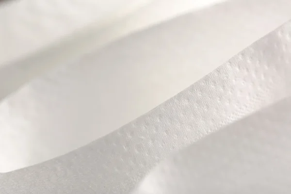 Papel higiénico blanco en primer plano —  Fotos de Stock