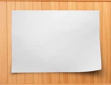 boş kağıt sayfası