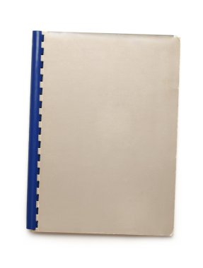 Arka plan üzerinde boş not defteri