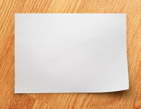Blank sheet of paper — Stock Photo, Image