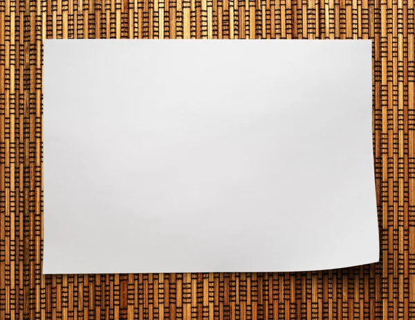 Blank sheet of paper